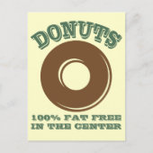 おもしろいドーナツはがき ポストカード (正面)