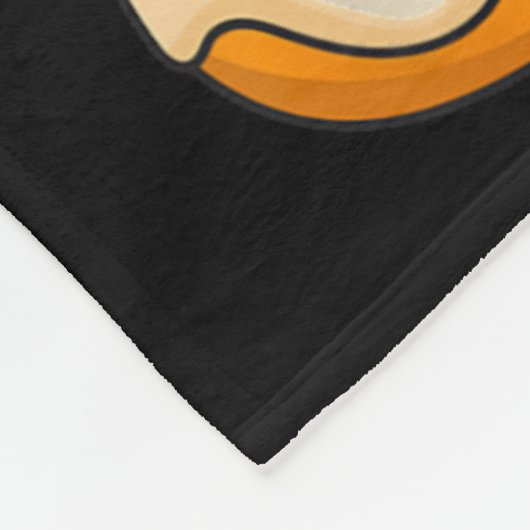 おもしろいドーナツア男性へート女子ドーナツラバージムS フリースブランケット (角)