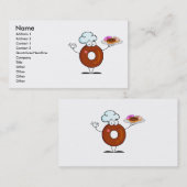 おもしろいドーナツシェフ 名刺 (正面/裏面)