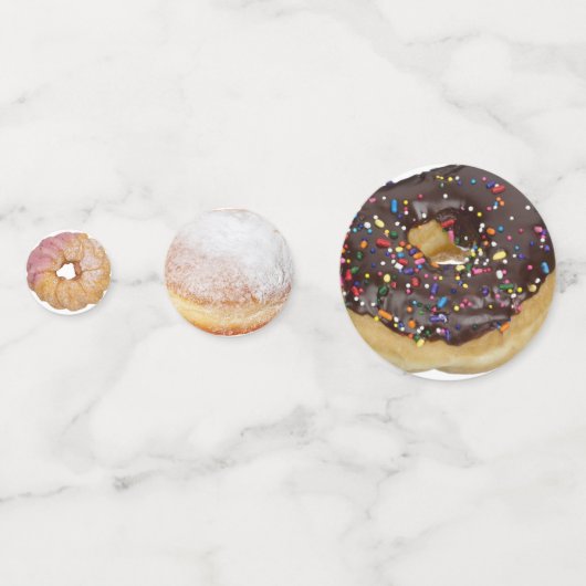 おもしろいドーナツパーティー コンフェッティ (裏面)