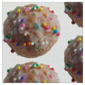 おもしろいドーナツホール ファブリック (クローズアップ)