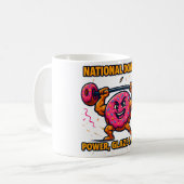 おもしろいドーナツTシャツ – 甘カラフルい&トータル コーヒーマグカップ (正面左)