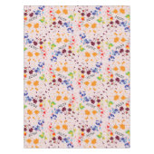 おもしろいド絵を描リップカラフル春ラブ テーブルクロス (正面)