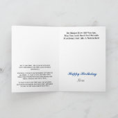 おもしろいナツクラッカー誕生日カード カード (内部)