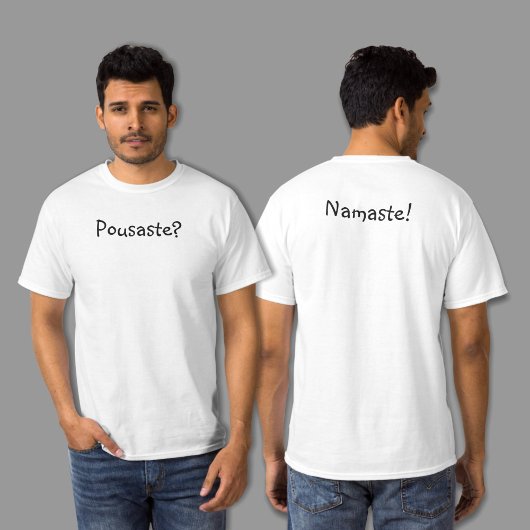 おもしろいナマステ Tシャツ
