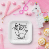 おもしろいナースが退職を望まない ペーパープレート (パーティー)