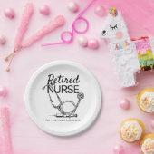 おもしろいナースが退職を望まない ペーパープレート (パーティー)