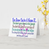 おもしろいナースことわざ カード (黄色い花)