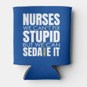 おもしろいナースは愚か者には向かない 缶クーラー (正面)