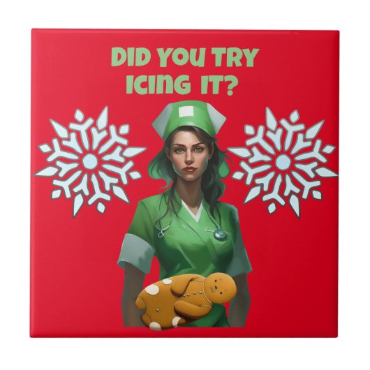 おもしろいナースアイシングIt Thunder_Cove タイル (正面)