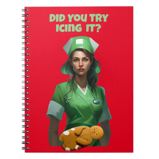 おもしろいナースアイシングIt Thunder_Cove ノートブック (正面)