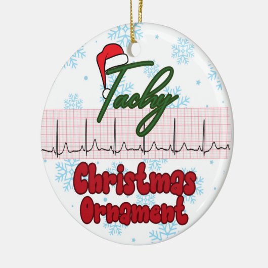 おもしろいナースオーナメント。ドクターオーナメント。 セラミックオーナメント (左)