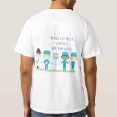 おもしろいナースドクタースタブピープルシャープオブジェクト引用文 Tシャツ (裏面)