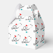 おもしろいナースパターンパーティーボックス フェイバーボックス (正面サイド)