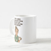 おもしろいナースマグコレクションTシャツ コーヒーマグカップ (正面左)