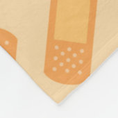 おもしろいナース包帯パターンフリースブランケット フリースブランケット (角)