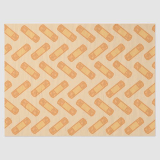 おもしろいナース包帯パターン包装紙 薄葉紙 (正面)