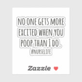 おもしろいナース引用文 シール (シート)