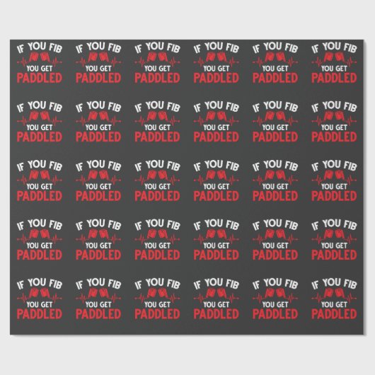 おもしろいナース心臓病救急医療隊員医用ユーモア ラッピングペーパー (フラット)