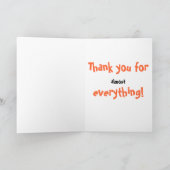 おもしろいナース感謝のユーモアのあるナースユー感謝していモア カード (内部)