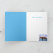 おもしろいナース猫がんアドバイス カード (内部)