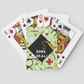 おもしろいナース看護学校卒業 トランプ (裏面)