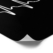 おもしろいナース自閉症パズル聴診器ハート1 ポスター (角)