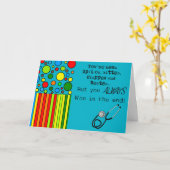 おもしろいナース退職金 カード (黄色い花)