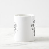 おもしろいナース開業医ギフトNPグラッドメディカル妻 コーヒーマグカップ (中央)