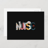 おもしろいナース ポストカード (正面/裏面)