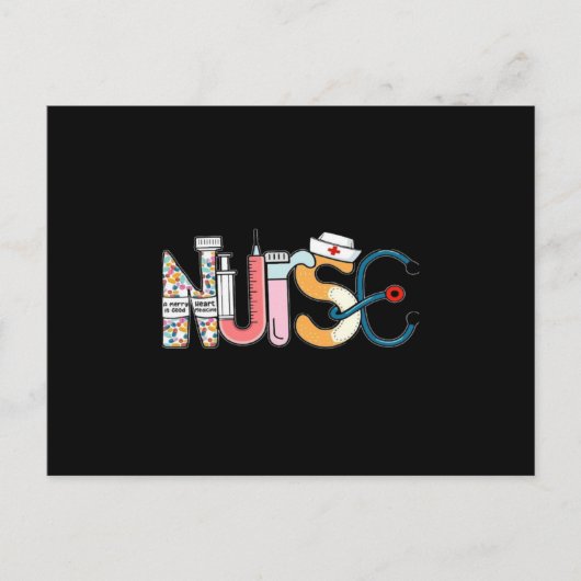 おもしろいナース ポストカード (正面)