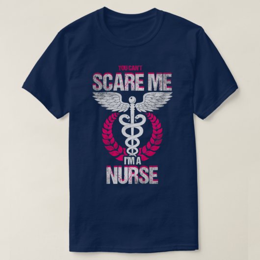 おもしろいナース Tシャツ (デザイン正面)