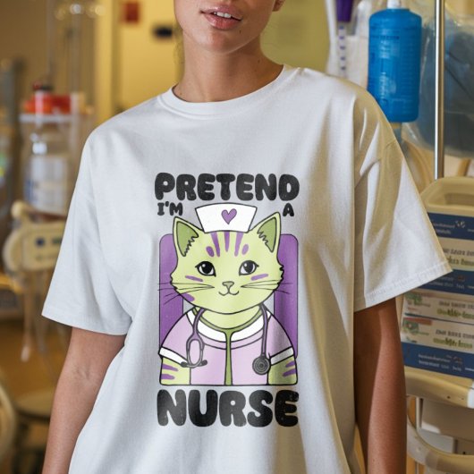 おもしろいナース Tシャツ