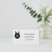 おもしろいニャーグ猫名刺 名刺 (スタンド正面)