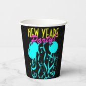 おもしろいニューイヤーイブパーティーカスタム紙カップ 紙コップ (裏面)