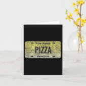 おもしろいニュージャージー州のカスタムナンバープレート Zza カード (黄色い花)