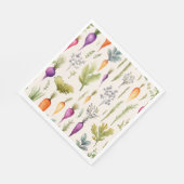 おもしろいニンジンテーマナプキン スタンダードランチョンナプキン (角)