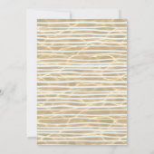 おもしろいネオンサマービーチパーティー任意の年齢誕生日 招待状 (裏面)