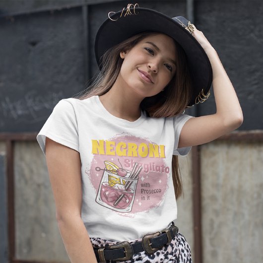 おもしろいネグロニスバガーリーリアトカクテルパーティー Tシャツ