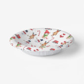 おもしろいネコ子猫サンタ動物雪だるまスレッドクリスマスツリー ペーパーボウル (傾斜あり)