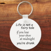 おもしろいノベルティギフト引用文笑わされる標語 キーホルダー (正面)