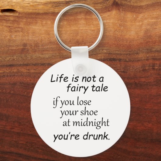 おもしろいノベルティギフト引用文笑わされる標語 キーホルダー (正面)