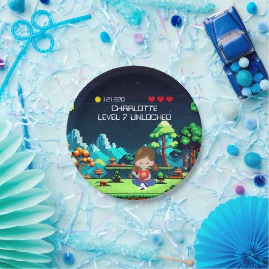 おもしろいノベルティコンピュータゲーム誕生日パーティー ペーパープレート (パーティー)