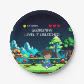 おもしろいノベルティコンピュータゲーム誕生日パーティー ペーパープレート (正面)