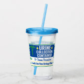 おもしろいノベルティドクターナース採尿カスタム アクリルタンブラー (裏面)