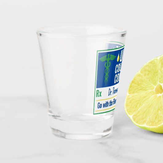 おもしろいノベルティドクターナース採尿カスタム ショットグラス (左)