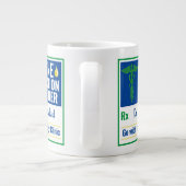 おもしろいノベルティドクターナース採尿カスタム ジャンボコーヒーマグカップ (裏面)