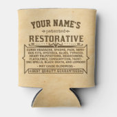 おもしろいノベルティパーソナライズされたキュア – すべてのヴィンテージ高齢者 缶クーラー (正面)