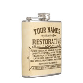 おもしろいノベルティパーソナライズされたキュア – オールヴィンテージ2 フラスク (右)