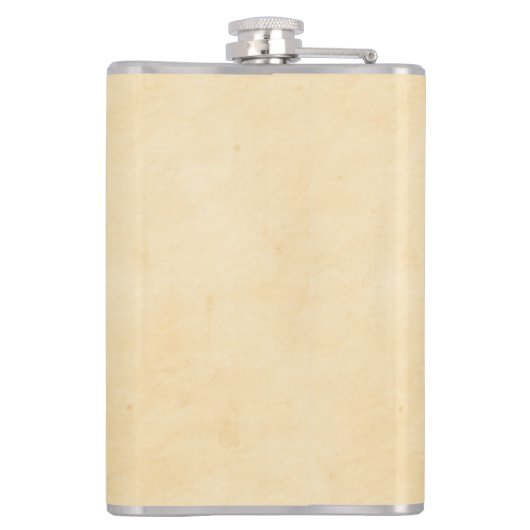 おもしろいノベルティパーソナライズされたキュア – オールヴィンテージ フラスク (裏面)